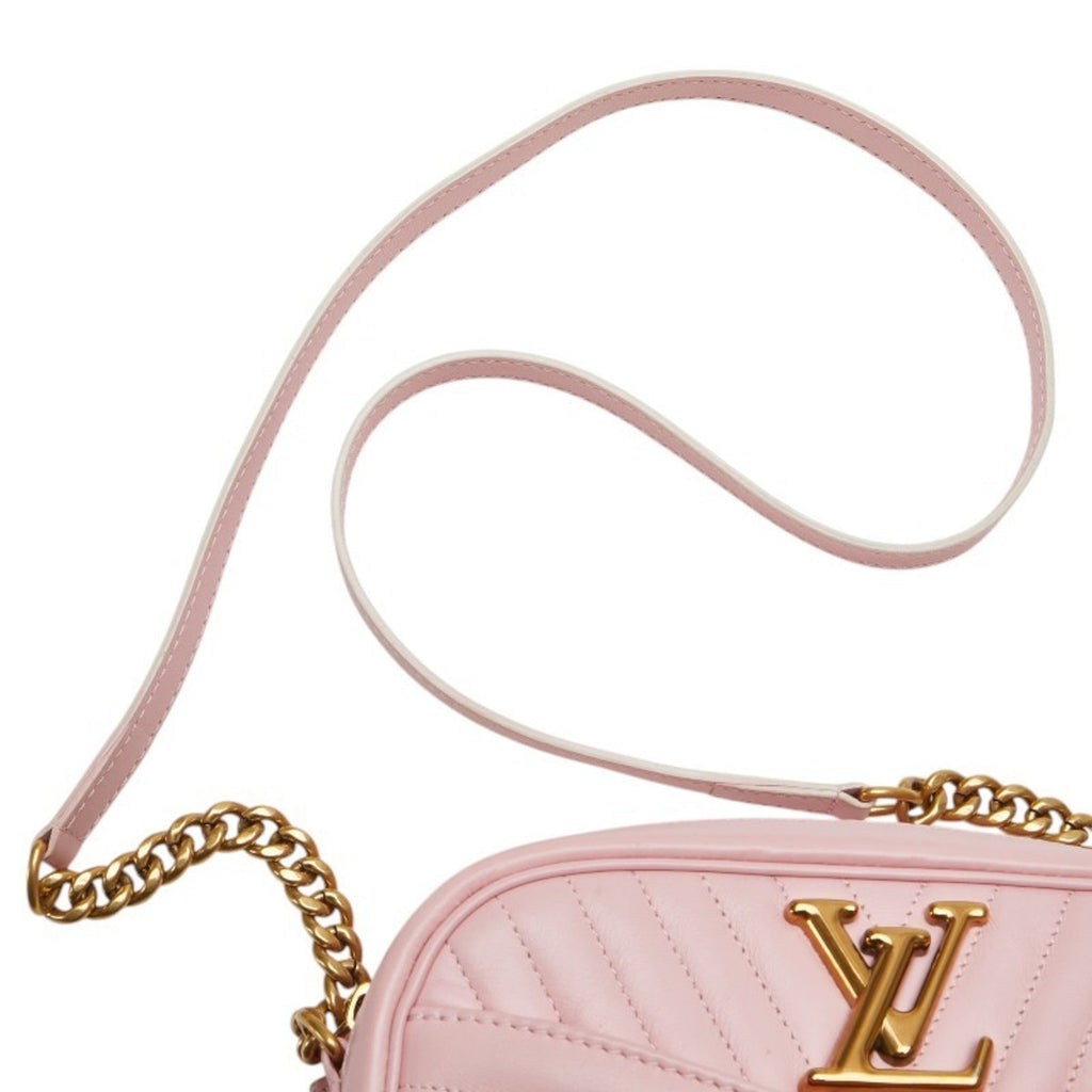Louis Vuitton Pink Leather Shoulder Bag (Pre-Owned)