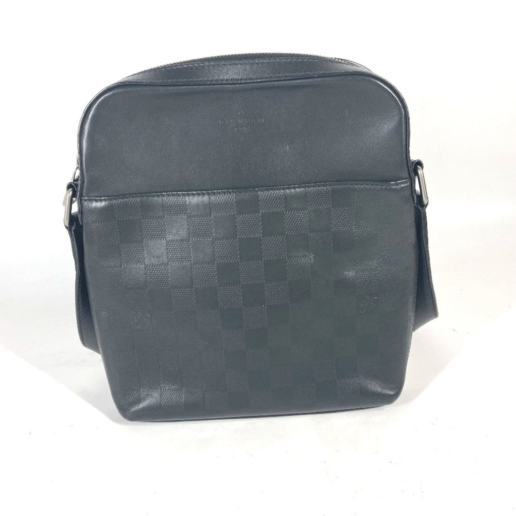 Louis Vuitton Black Galle Onyx Damier Infini Pochette Shoulder Bag (Pre-Owned)
