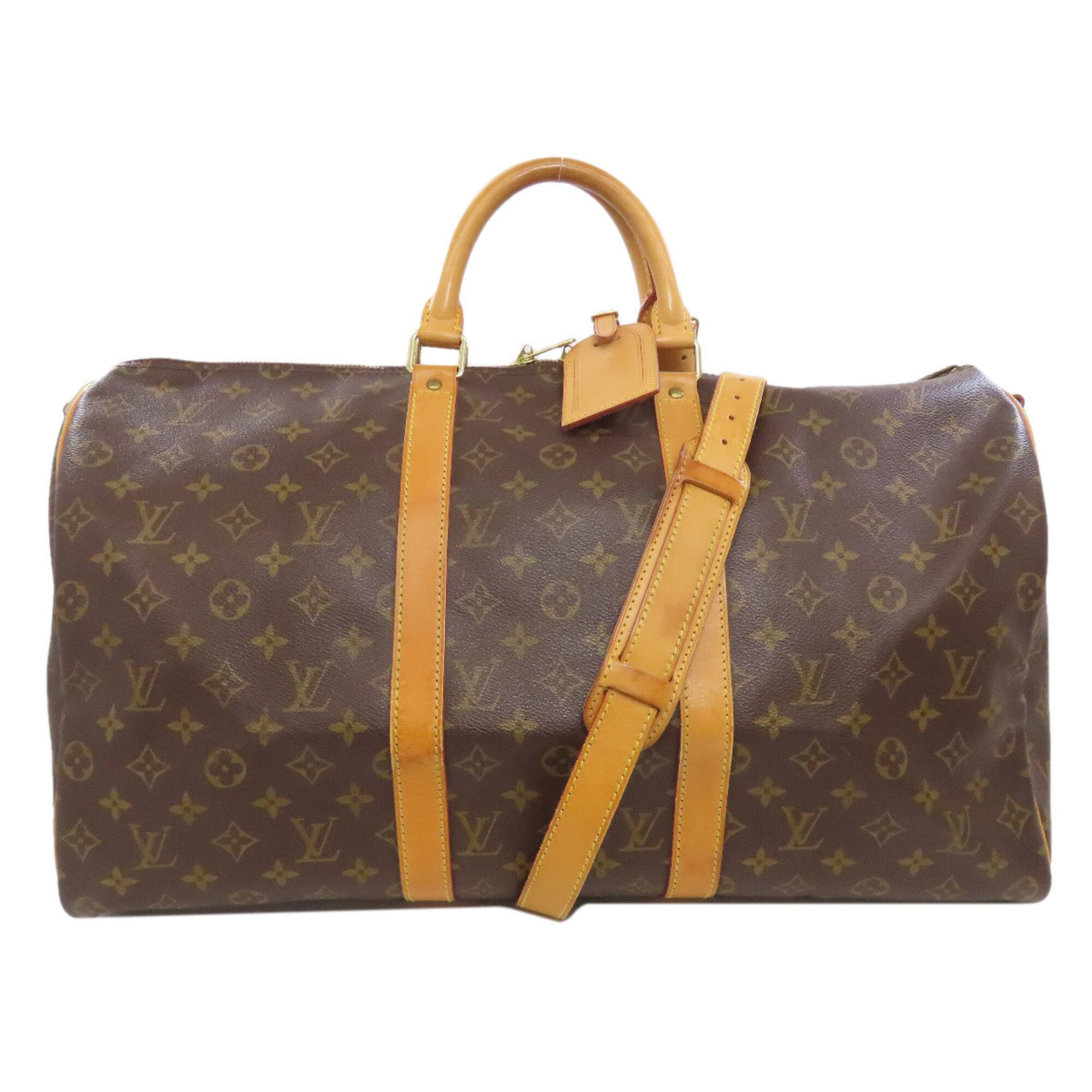 Louis Vuitton Brown Monogram Monogram Canvas Boston Bag (Pre-Owned)