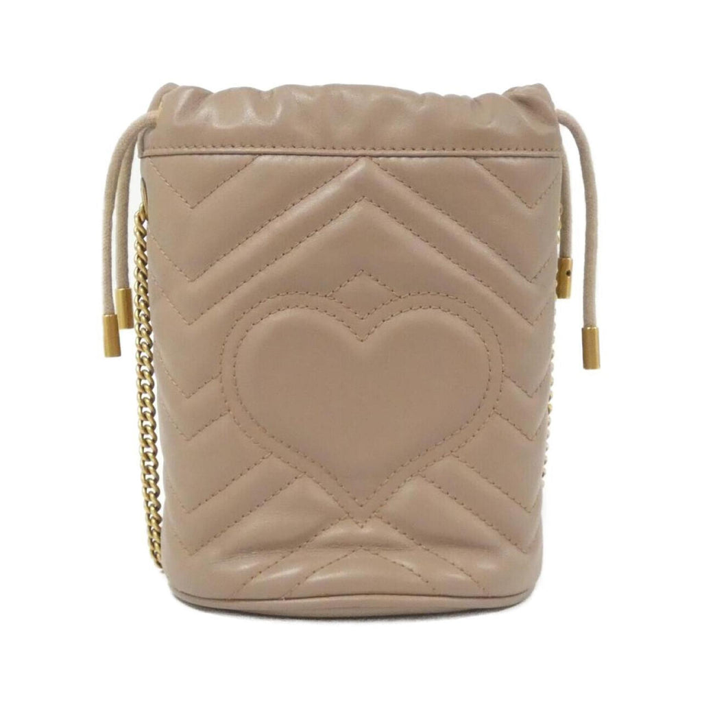 Gucci Beige Leather Shoulder Bag (Pre-Owned)