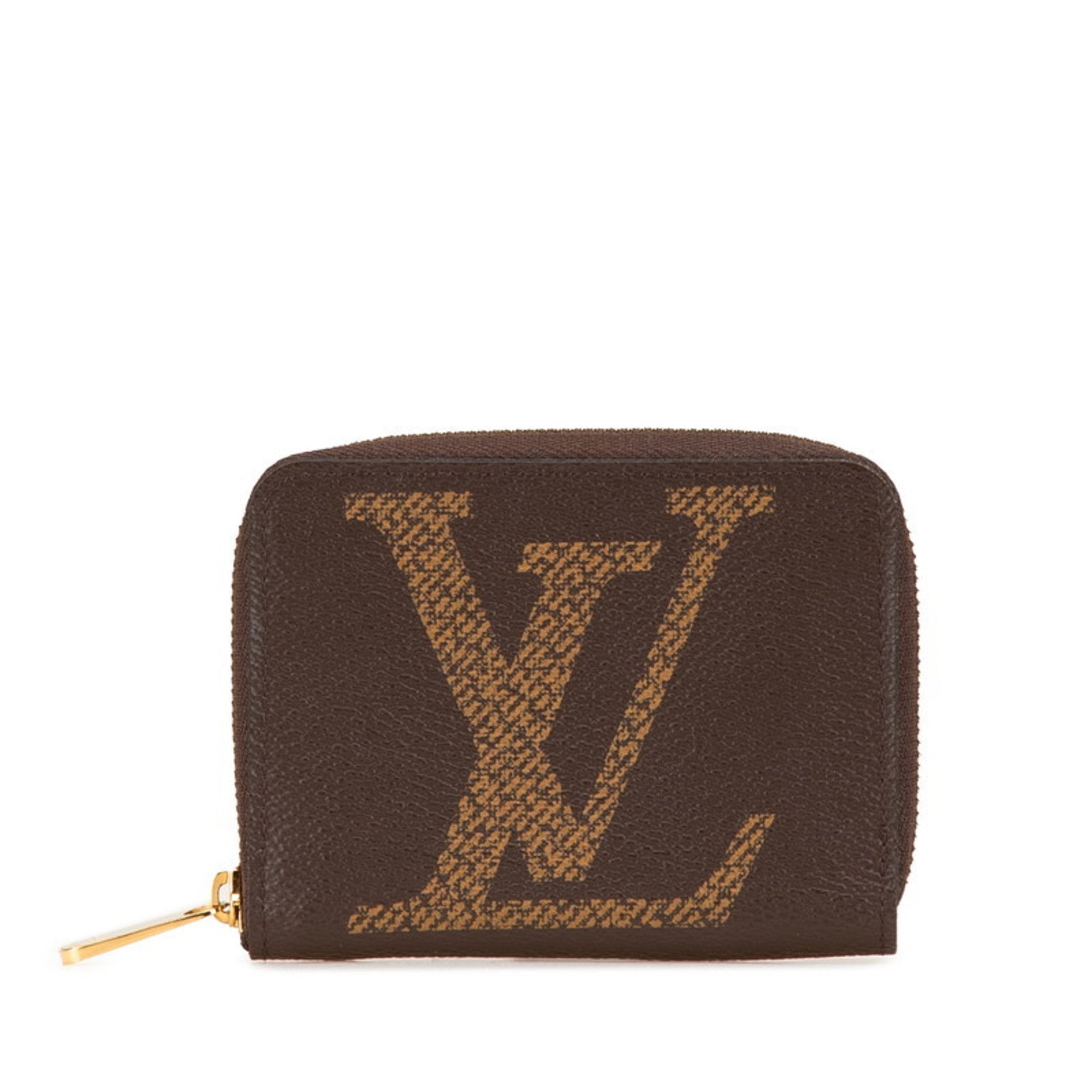 Louis Vuitton Brown Pvc Leather Coin Purse/Coin Case (Pre-Owned)