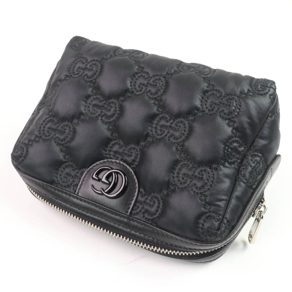 Gucci Black Purple Nylon Pouch (Pre-Owned)