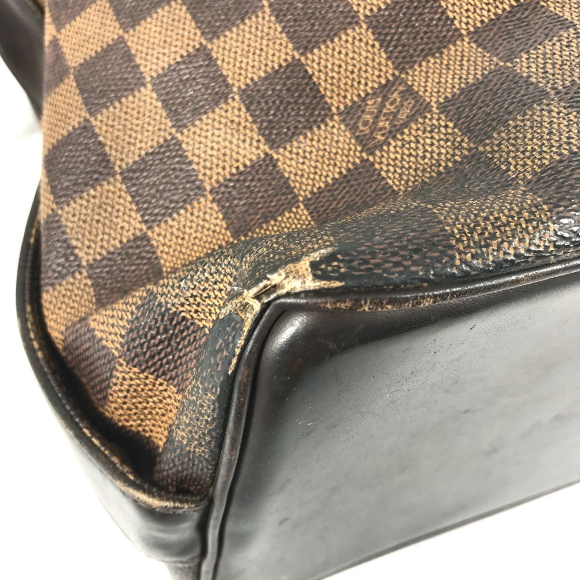 Louis Vuitton Brown Damier Canvas Shoulder Bag Tote Bag (Pre-Owned)