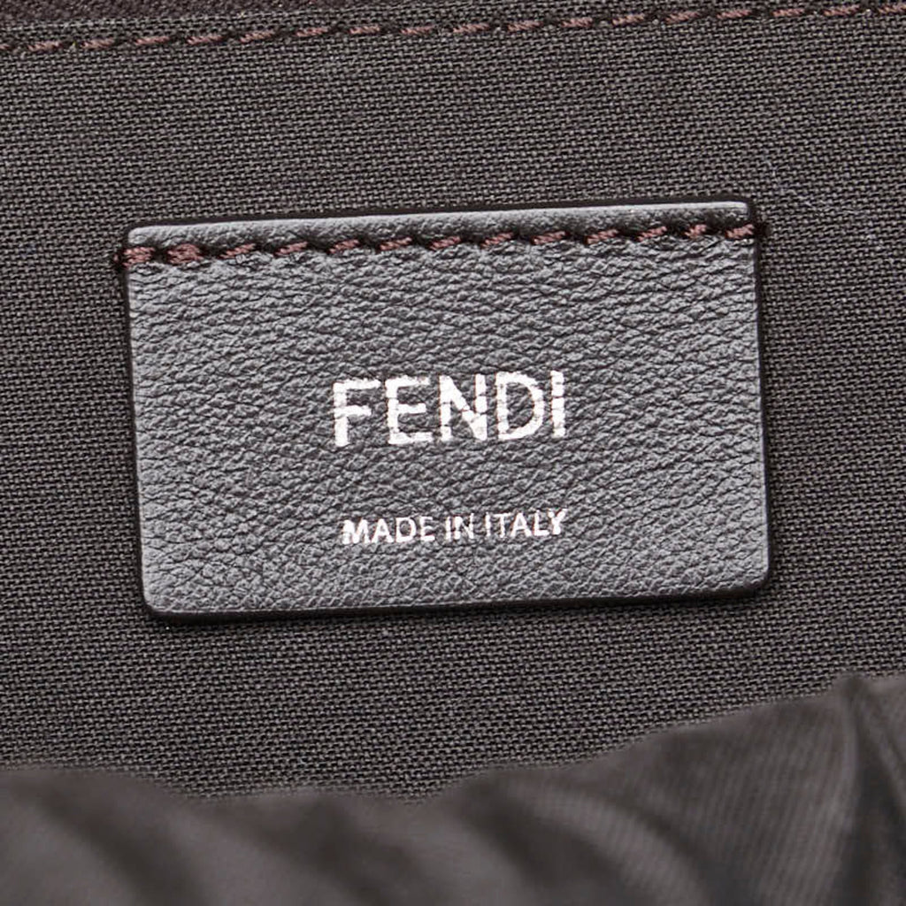 Fendi Red Color Leather Backpack (Pre-Owned)