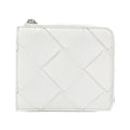 Bottega Veneta White Leather Wallet (Bi-Fold) (Pre-Owned)