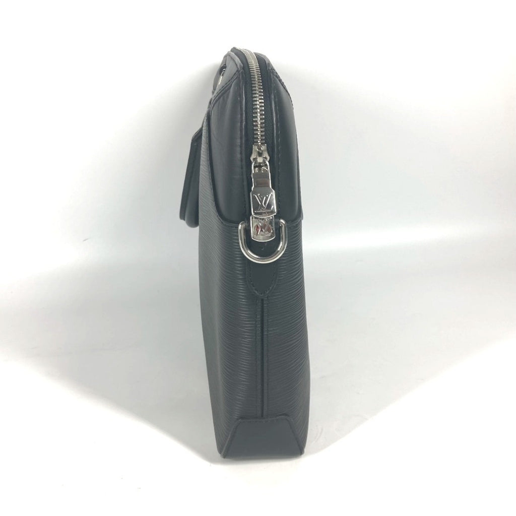 Louis Vuitton Black Noir Epi Leather Briefcase Tote Bag (Pre-Owned)
