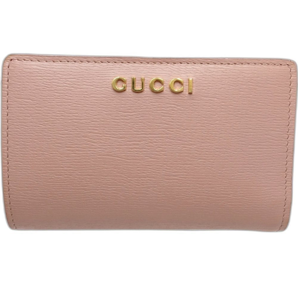 Gucci Pink Leather Wallet (Bi-Fold) (Pre-Owned)