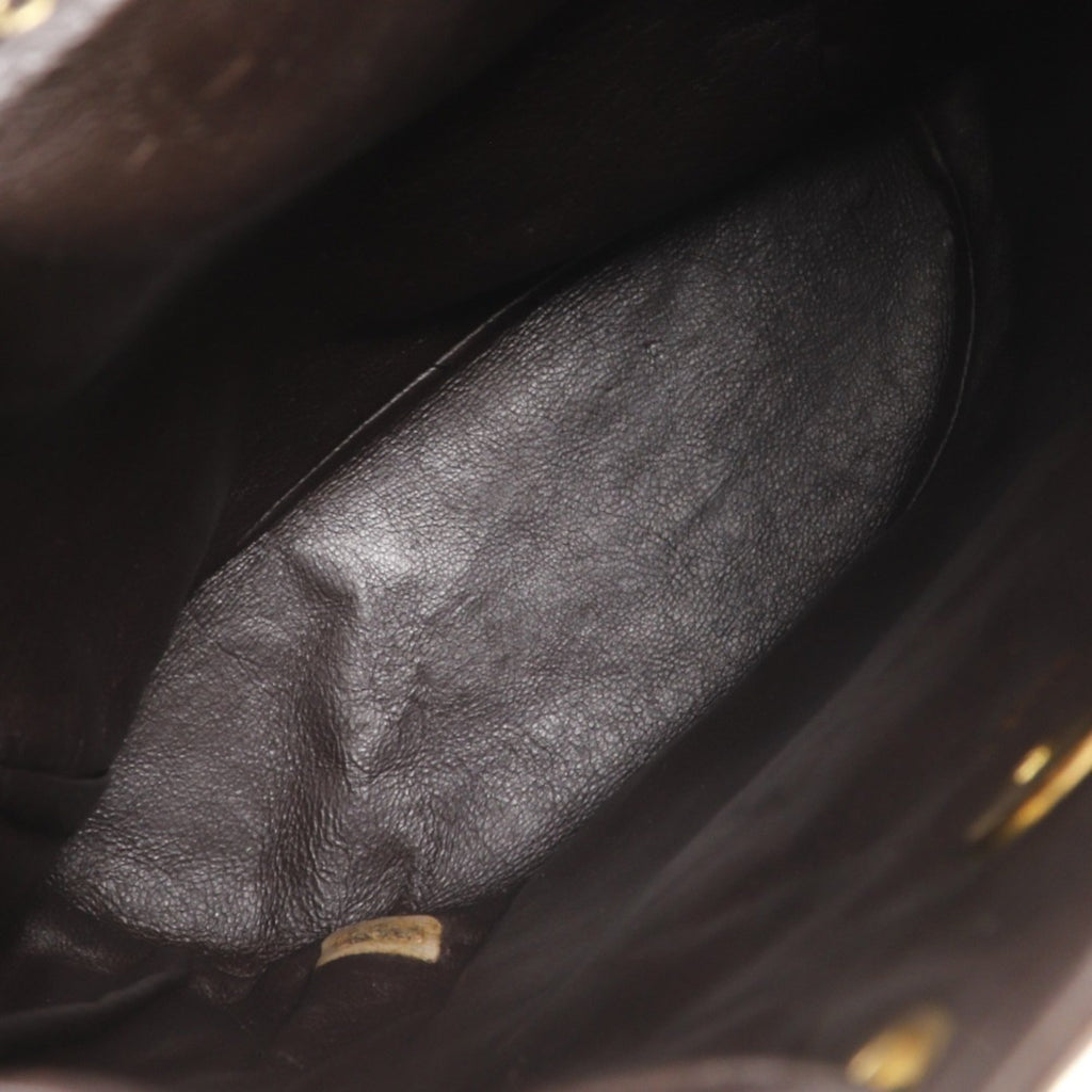 Chanel Brown Leather Backpack (Pre-Owned)
