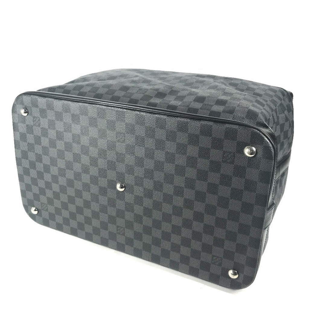 Louis Vuitton Black Damier Graphite Boston Bag Handbag (Pre-Owned)