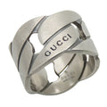Gucci Silver Silver 925 Band Ring (Pre-Owned)