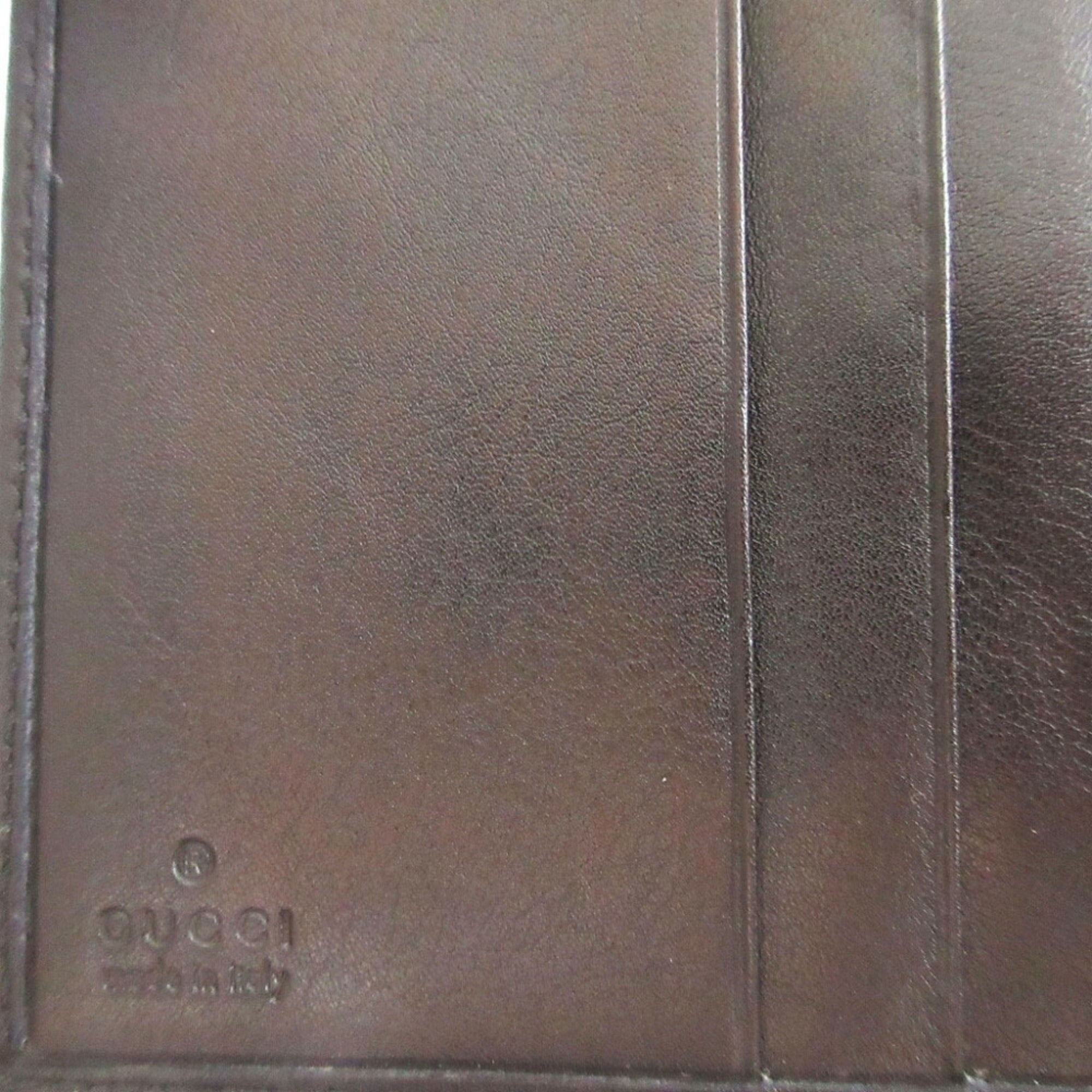 Gucci Black Gg Canvas Leather Wallet (Tri-Fold) (Pre-Owned)