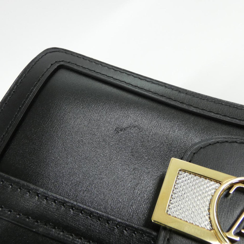Louis Vuitton Black Leather Shoulder Bag (Pre-Owned)