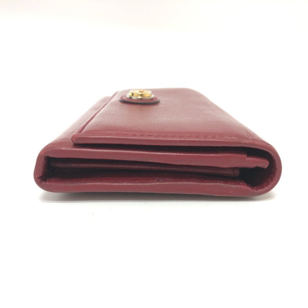 Gucci Red Leather Wallet (Bi-Fold) (Pre-Owned)