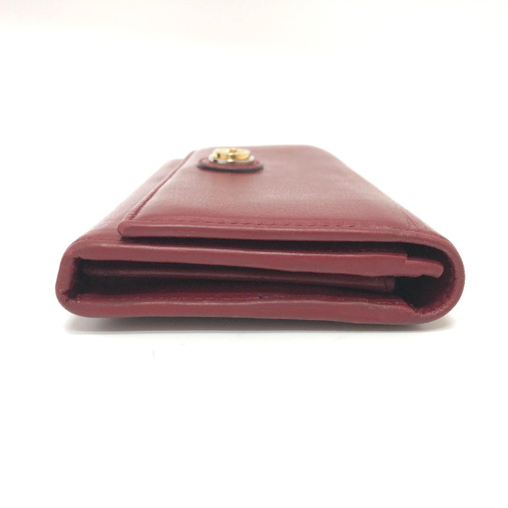 Gucci Red Leather Wallet (Bi-Fold) (Pre-Owned)