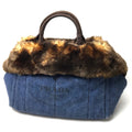 Prada Blue Denim Tote Bag (Pre-Owned)