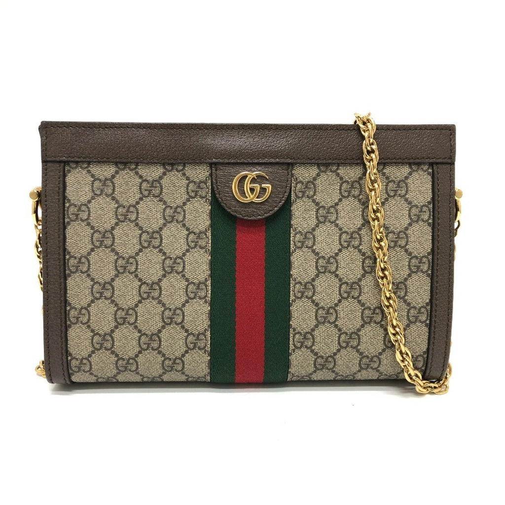 Gucci Brown Gg Supreme Shoulder Bag (Pre-Owned)