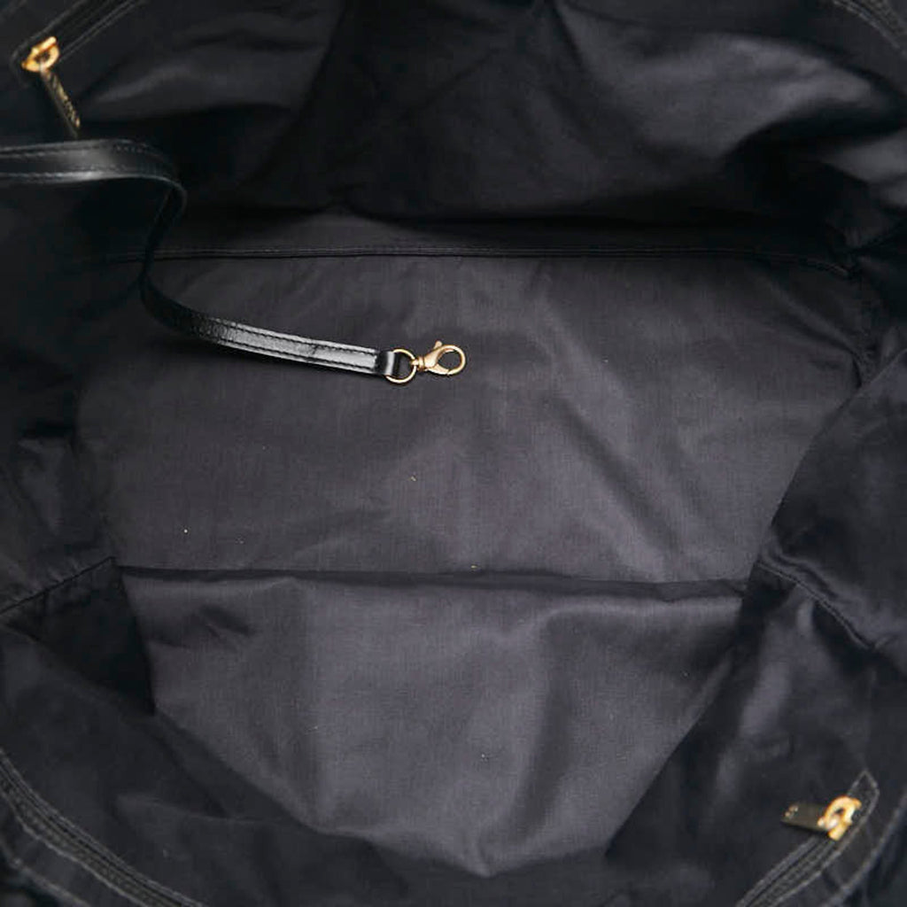 Chanel New Travel Line Black New Travel Line Pochette Pouch Tote Bag (Pre-Owned)
