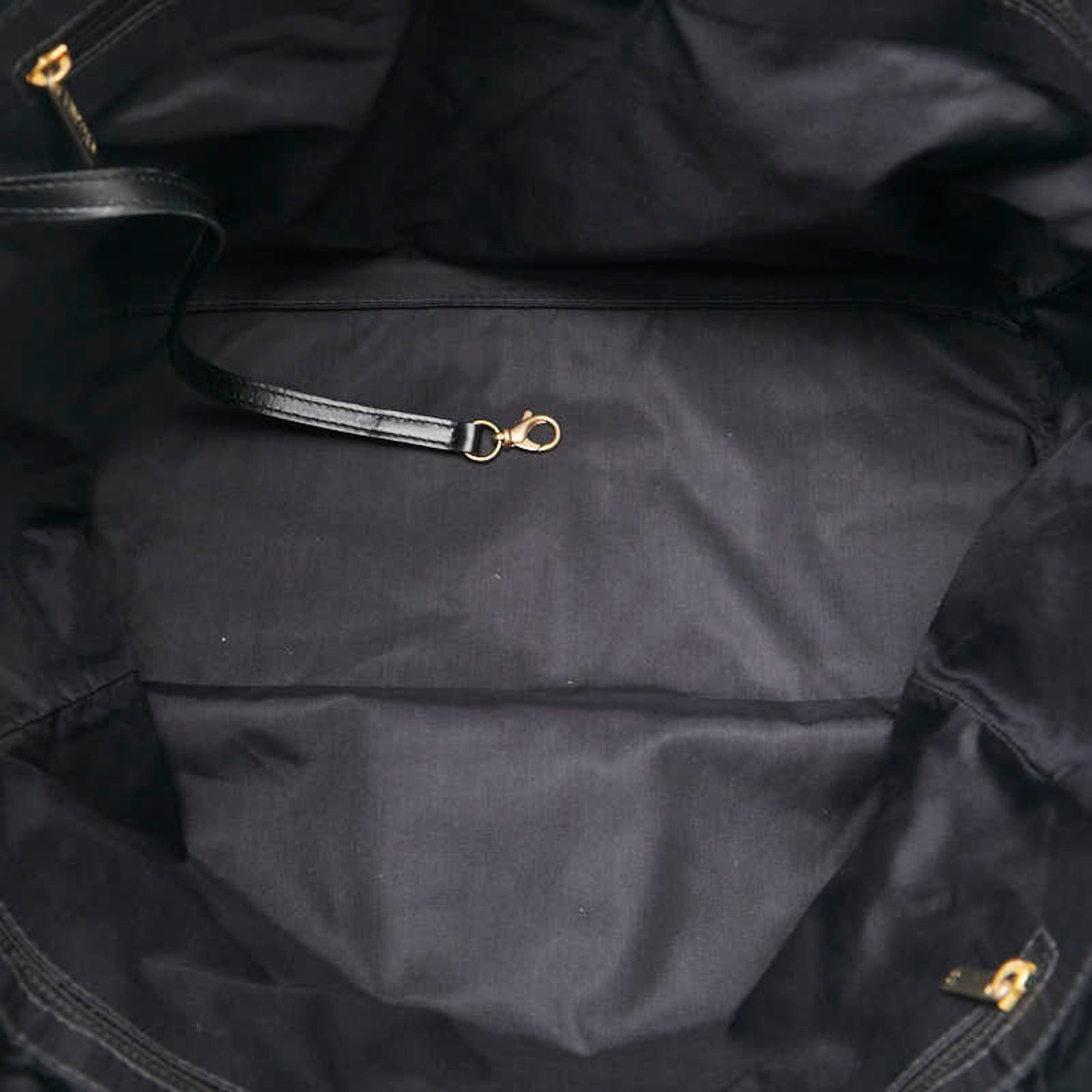 Chanel New Travel Line Black New Travel Line Pochette Pouch Tote Bag (Pre-Owned)