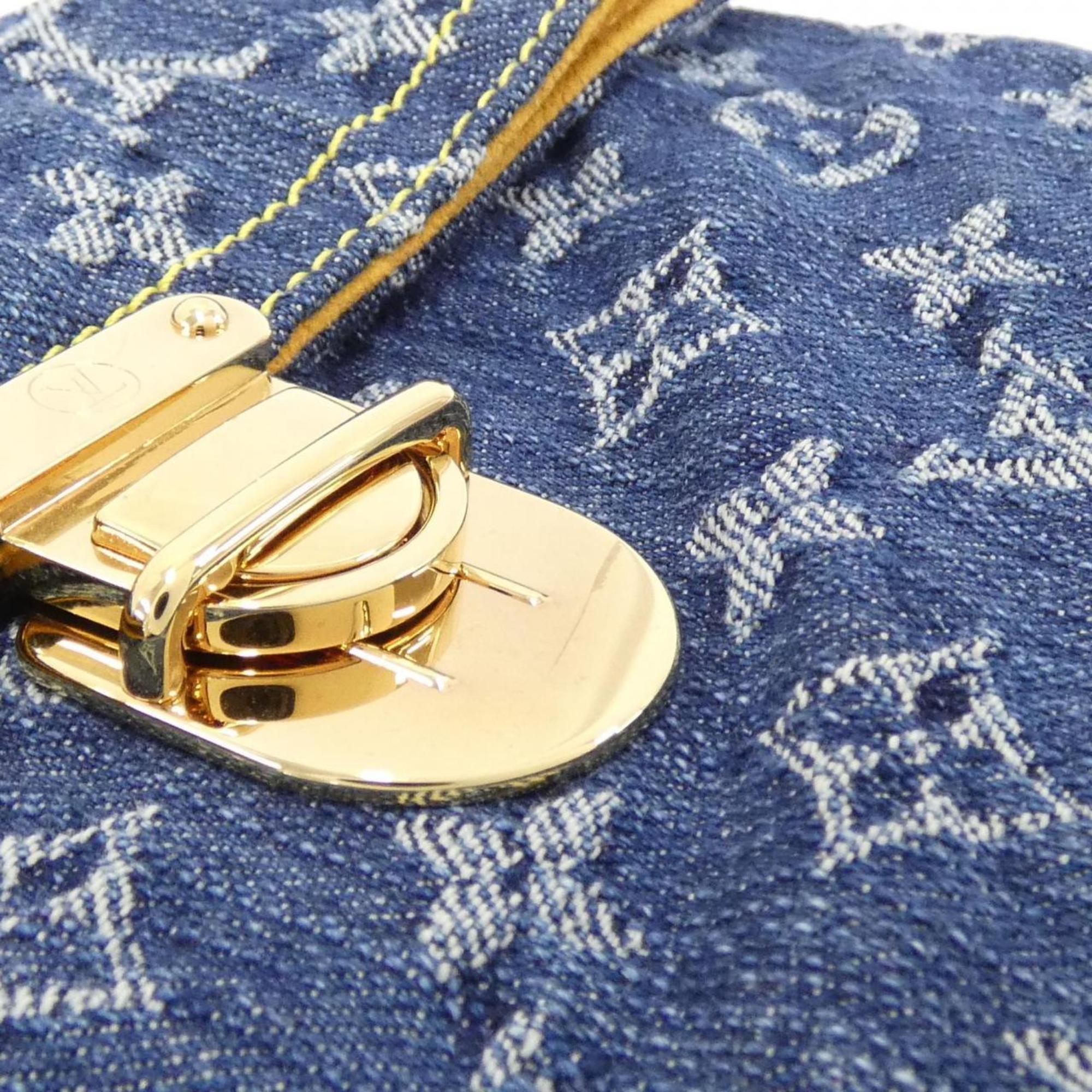 Louis Vuitton Blue Monogram Denim Pouch (Pre-Owned)
