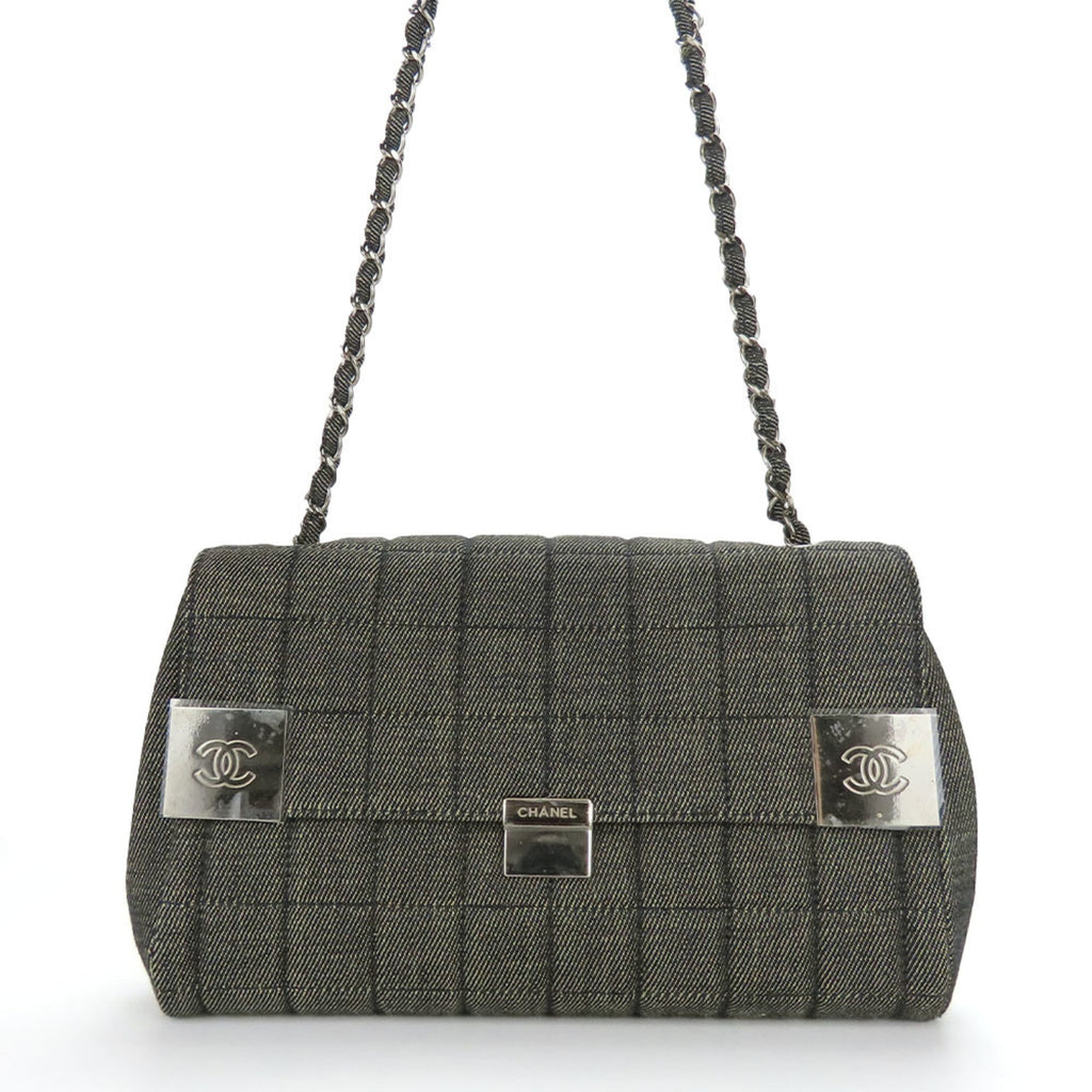 Chanel Navy Denim Shoulder Bag (Pre-Owned)