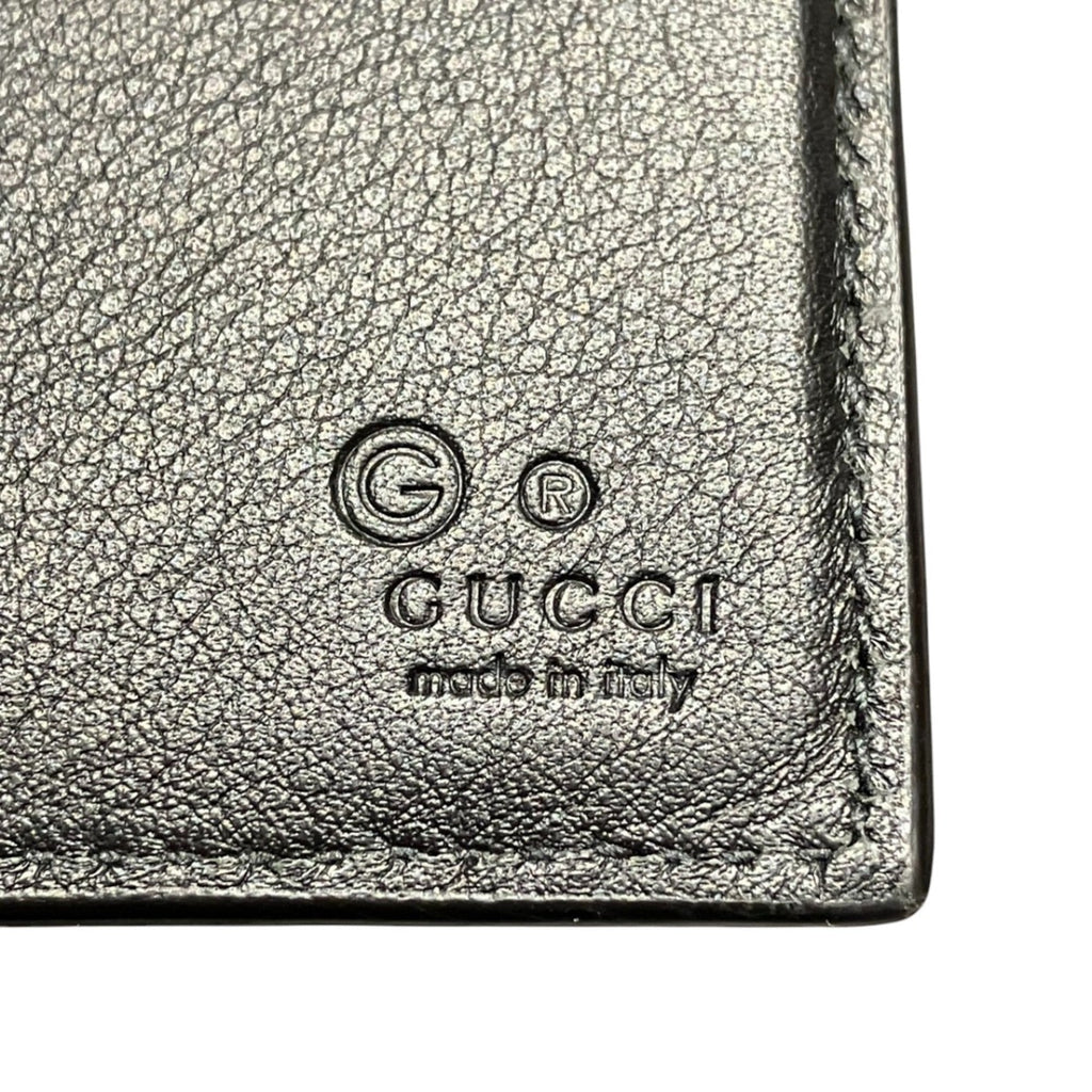 Gucci Black Leather Wallet (Bi-Fold) (Pre-Owned)