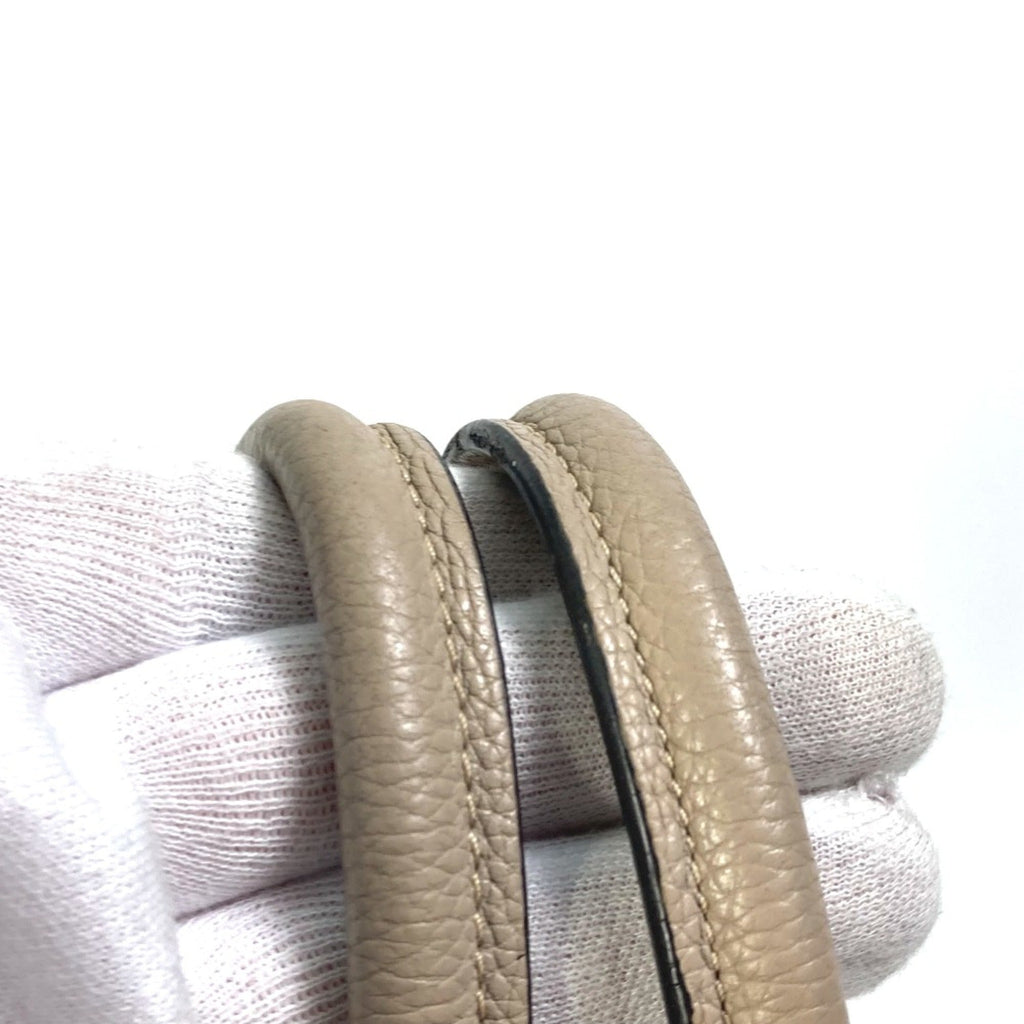 Louis Vuitton Gray Leather Handbag (Pre-Owned)