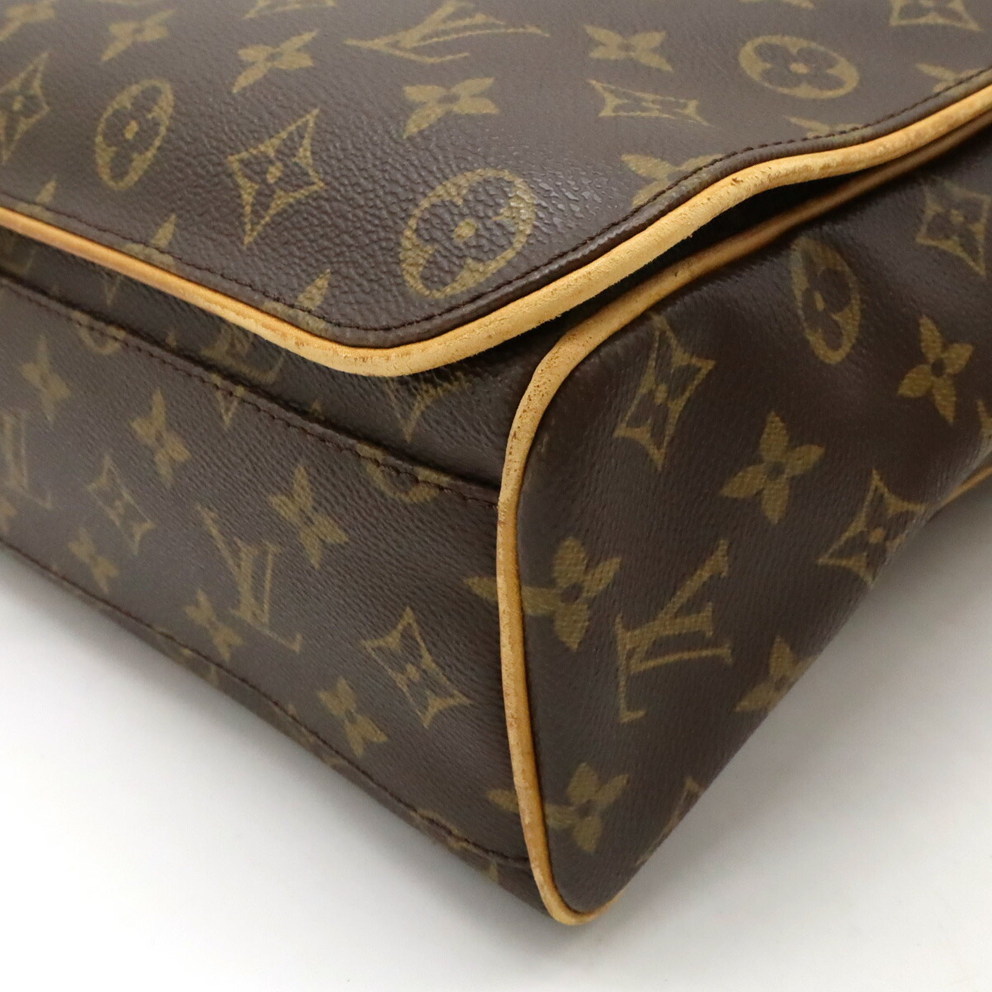 Louis Vuitton Monogram Brown Galle Monogram Monogram Shoulder Bag (Pre-Owned)
