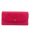 Louis Vuitton Gray Pink Monogram Empreinte Long Wallet (Tri-Fold) (Pre-Owned)