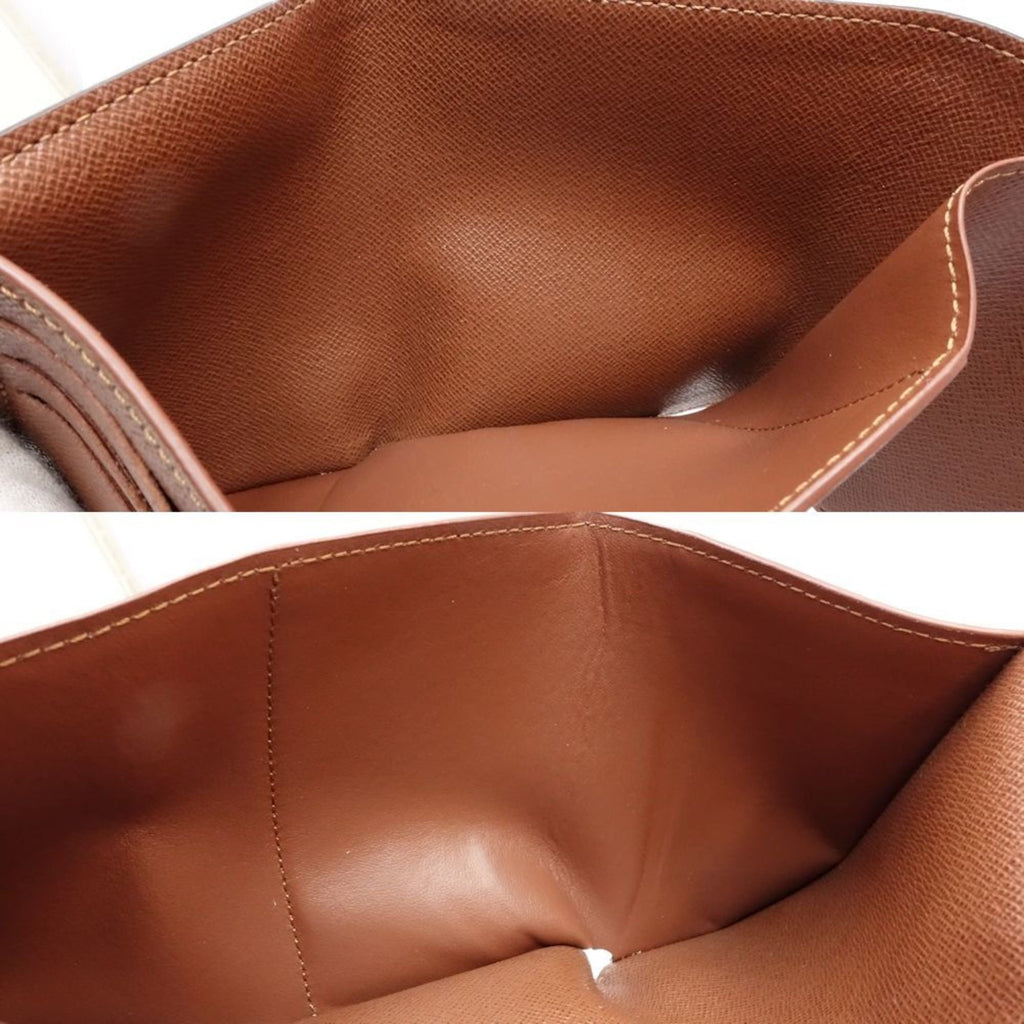 Louis Vuitton Brown Canvas Wallet (Tri-Fold) (Pre-Owned)
