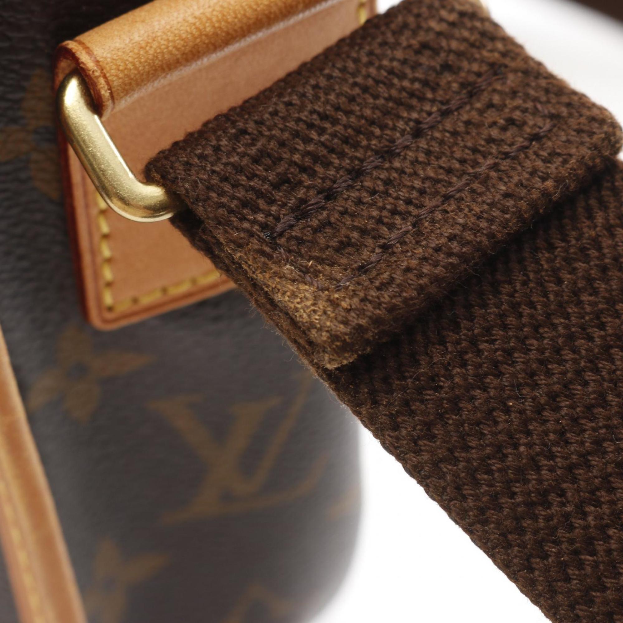 Louis Vuitton Brown Pvc Leather Shoulder Bag (Pre-Owned)