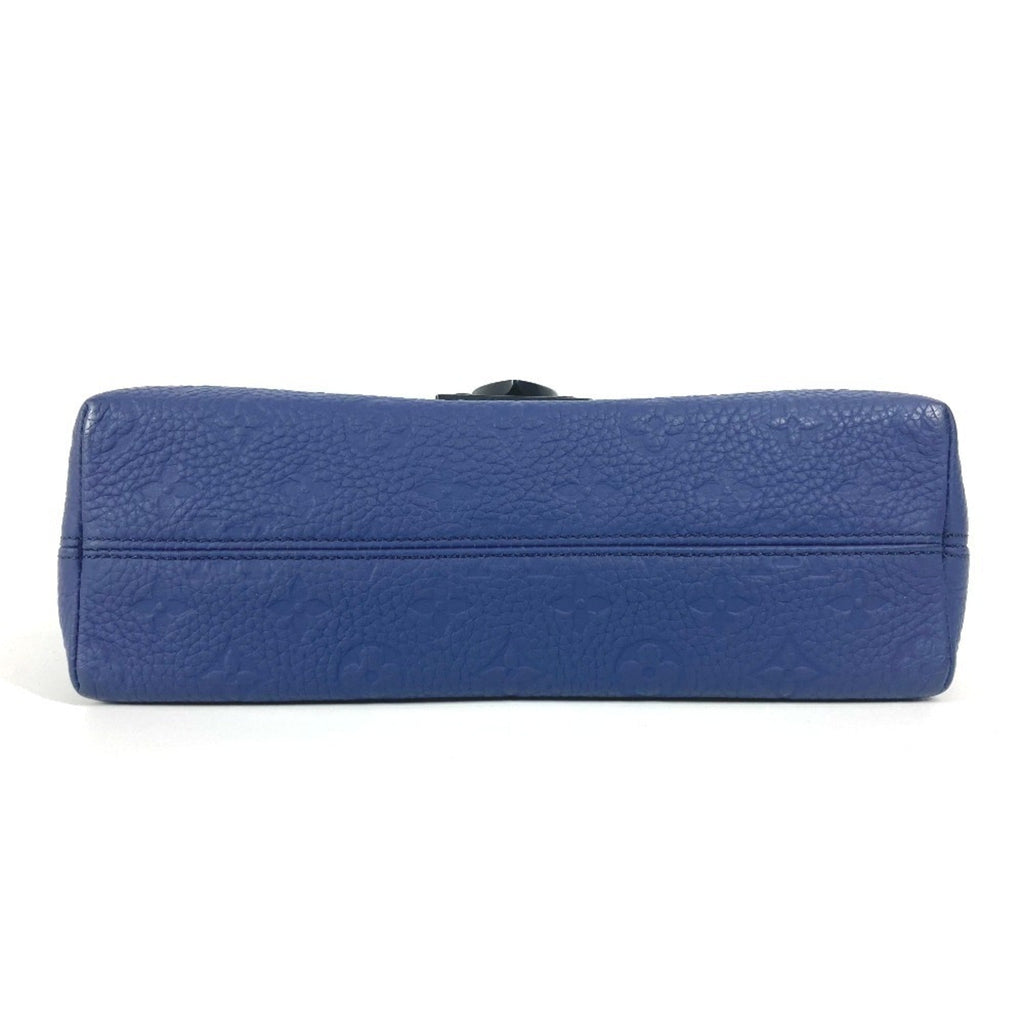 Louis Vuitton Blue Leather Shoulder Bag (Pre-Owned)