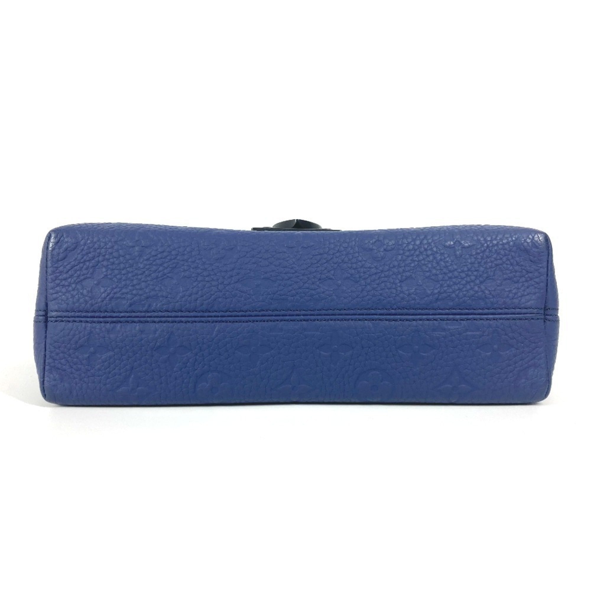 Louis Vuitton Blue Leather Shoulder Bag (Pre-Owned)