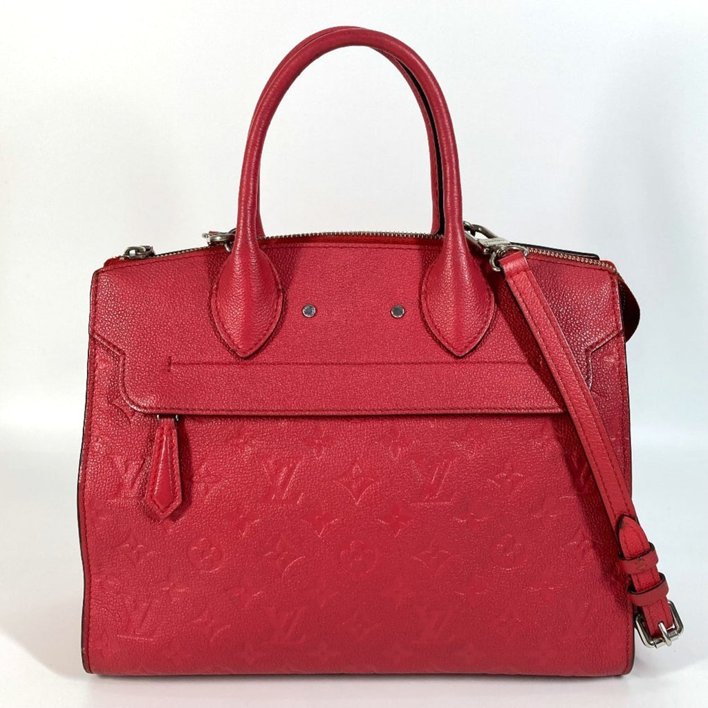 Louis Vuitton Monogram Empreinte Red Color Monogram Empreinte Handbag Shoulder Bag (Pre-Owned)