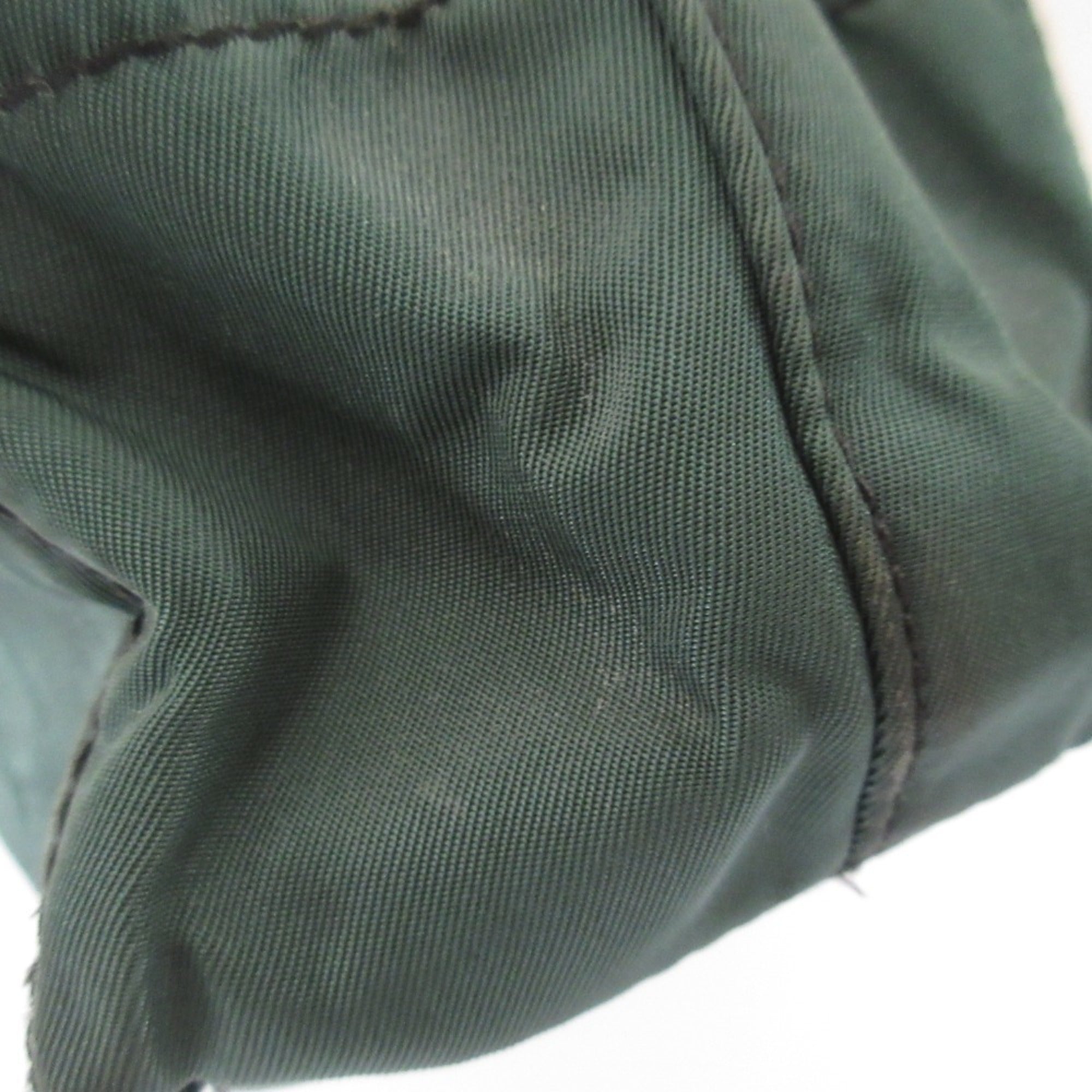Prada Green Quilting Shoulder Bag (Pre-Owned)