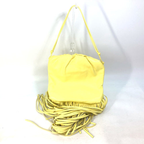 Bottega Veneta Yellow Leather Shoulder Bag (Pre-Owned)