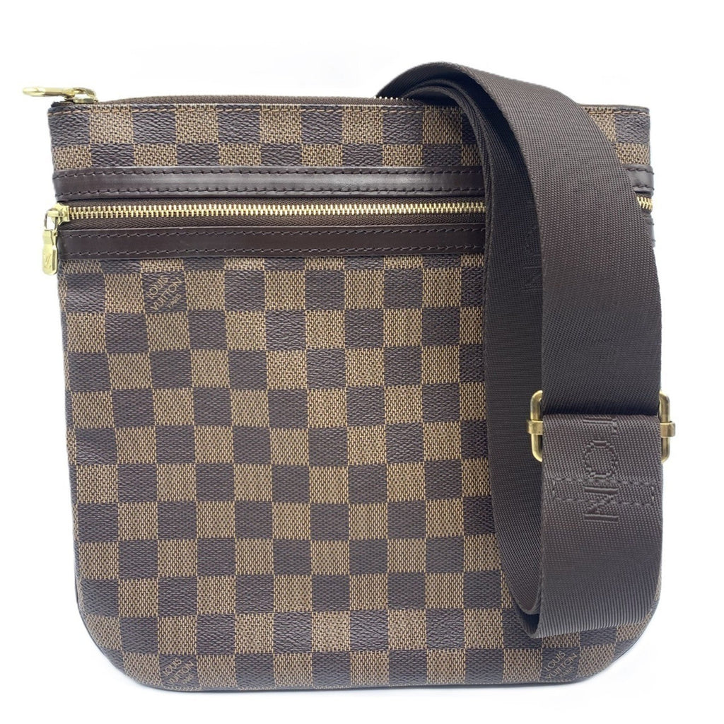 Louis Vuitton Brown Damier Canvas Damier Canvas Pochette Shoulder Bag (Pre-Owned)