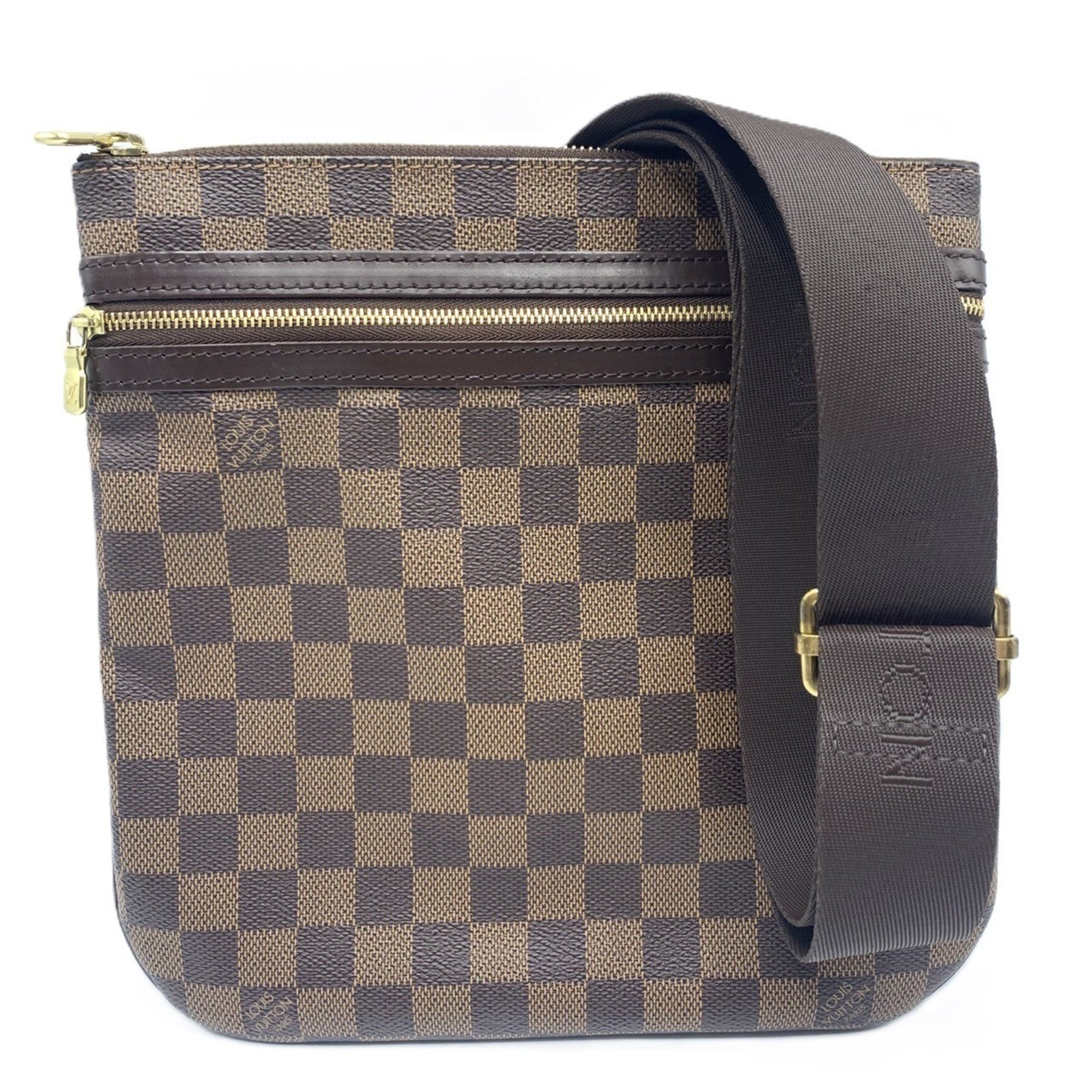 Louis Vuitton Brown Damier Canvas Damier Canvas Pochette Shoulder Bag (Pre-Owned)