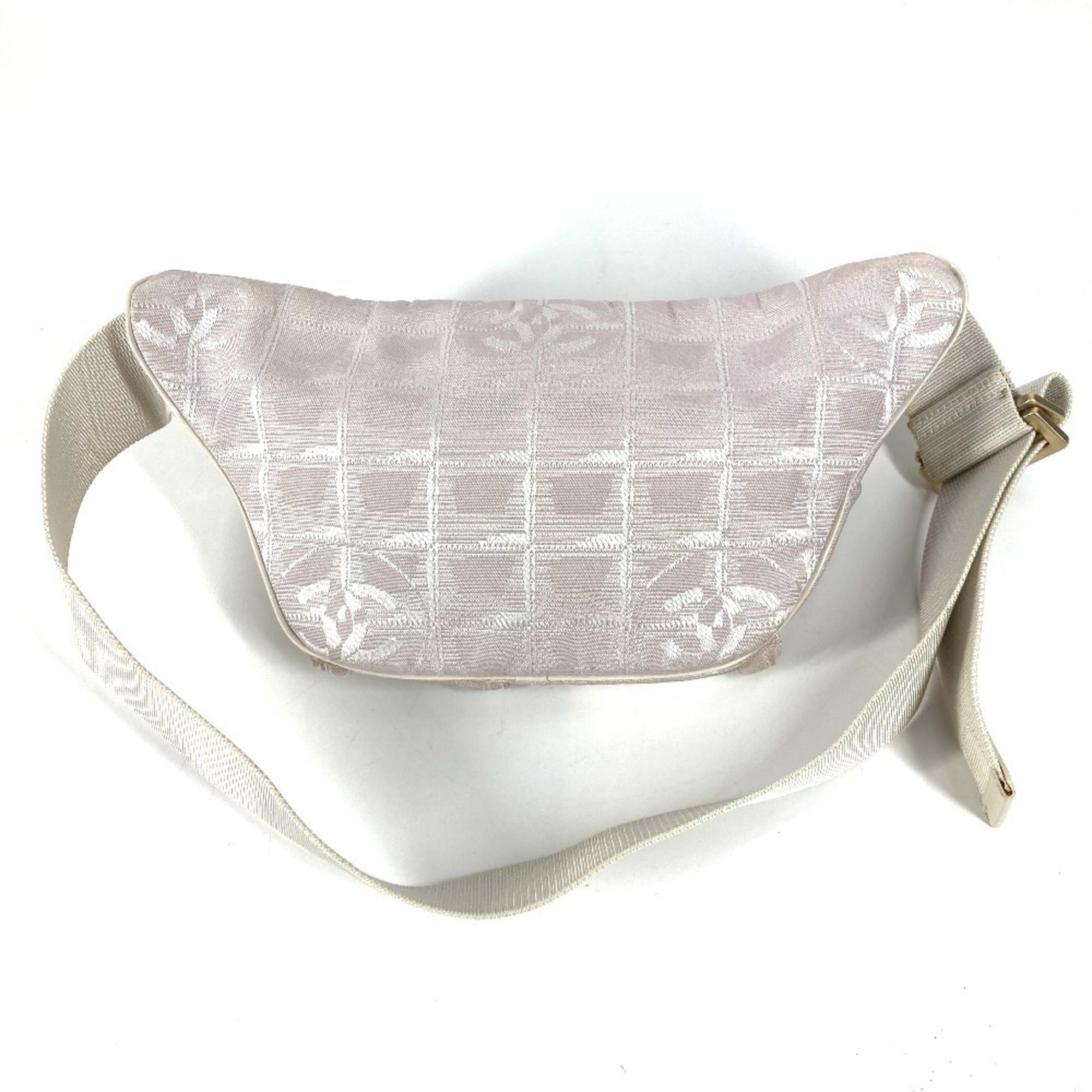 Chanel New Travel Line Pink Nylon Fanny Pack (Pre-Owned)