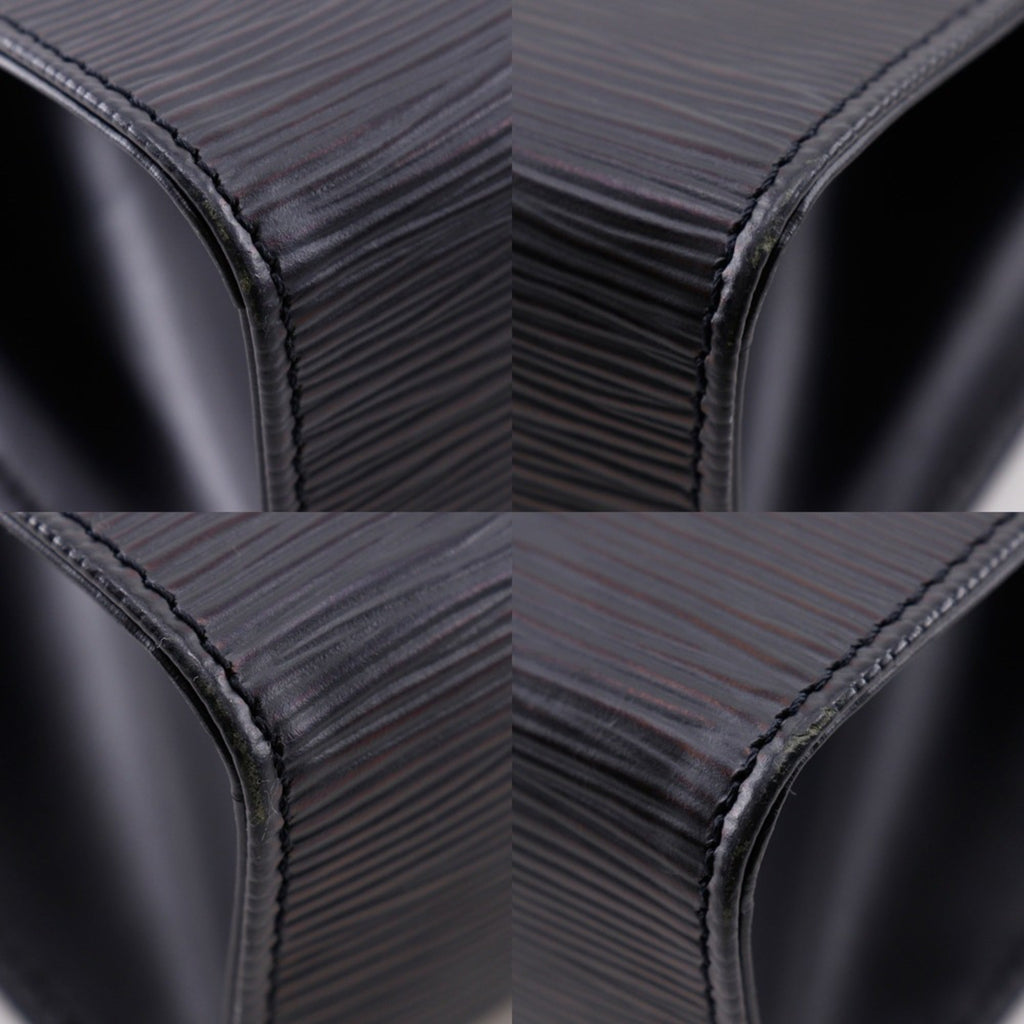 Louis Vuitton Black Noir Epi Leather Shoulder Bag (Pre-Owned)
