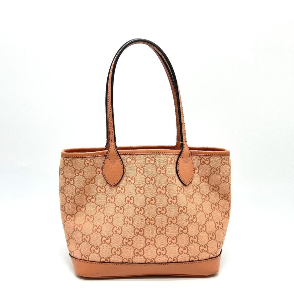 Gucci Pink Gg Canvas Tote Bag (Pre-Owned)