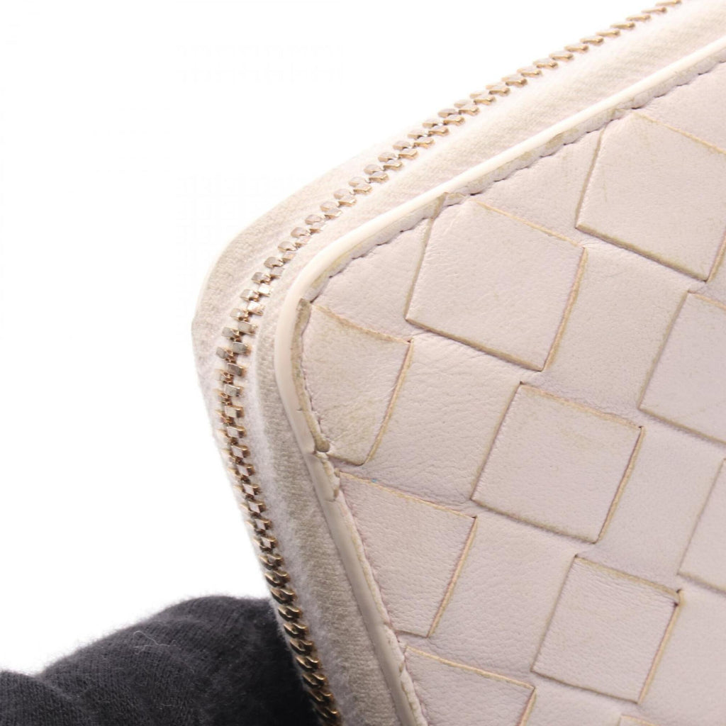 Bottega Veneta Pink Intrecciato Long Wallet (Bi-Fold) (Pre-Owned)