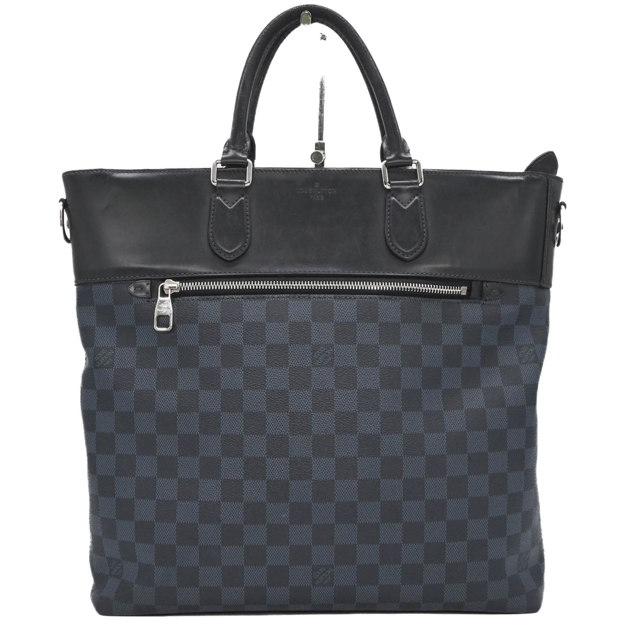 Louis Vuitton Black Cobalt Shoulder Bag Tote Bag (Pre-Owned)