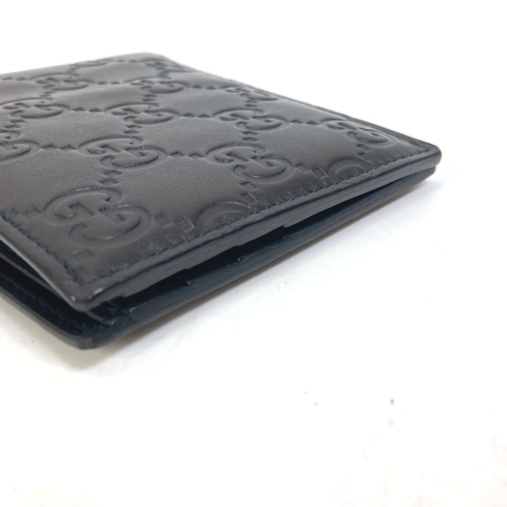 Gucci Black Leather Wallet (Bi-Fold) (Pre-Owned)