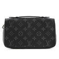 Louis Vuitton Black Monogram Eclipse Long Wallet (Bi-Fold) (Pre-Owned)