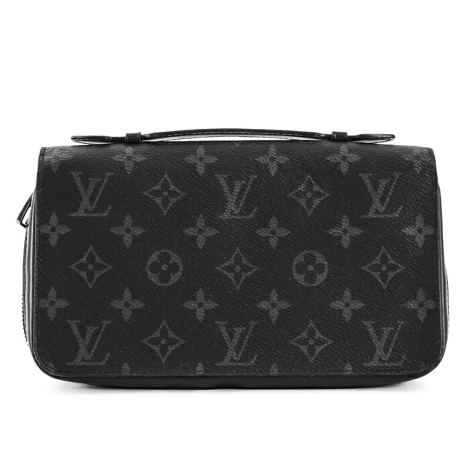 Louis Vuitton Black Monogram Eclipse Long Wallet (Bi-Fold) (Pre-Owned)