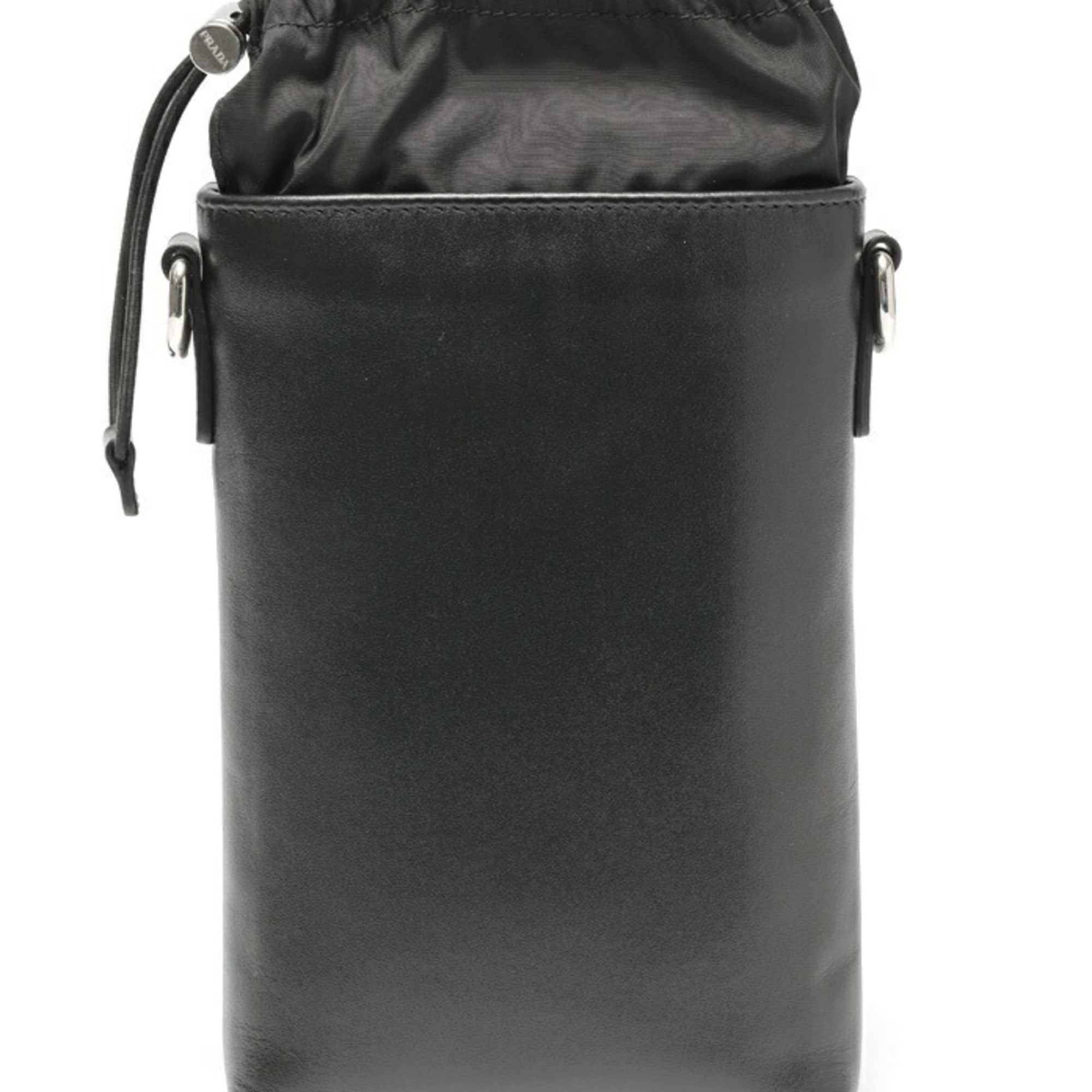 Prada Black Leather Pouch (Pre-Owned)