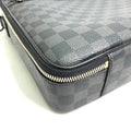 Louis Vuitton Damier Graphite Black Damier Graphite Shoulder Bag (Pre-Owned)