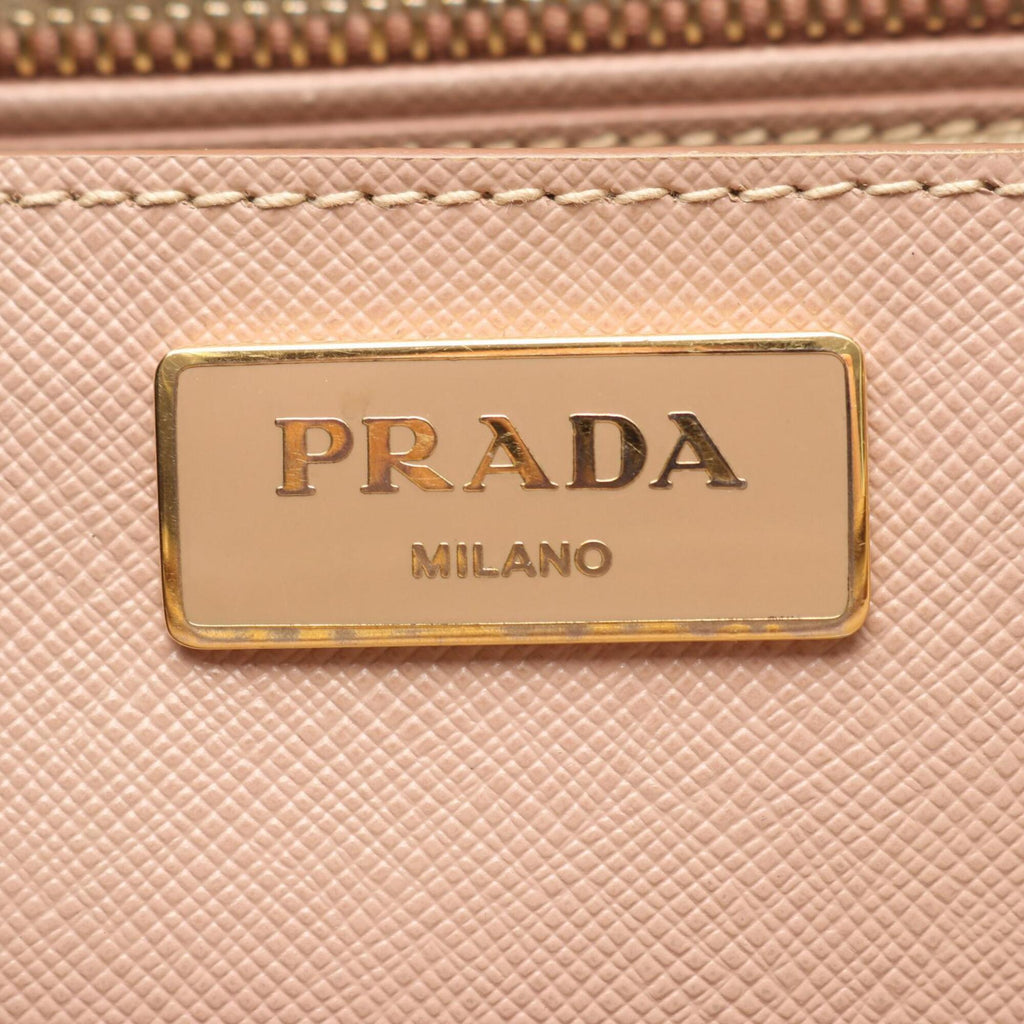Prada Pink Saffiano Triangle Handbag (Pre-Owned)