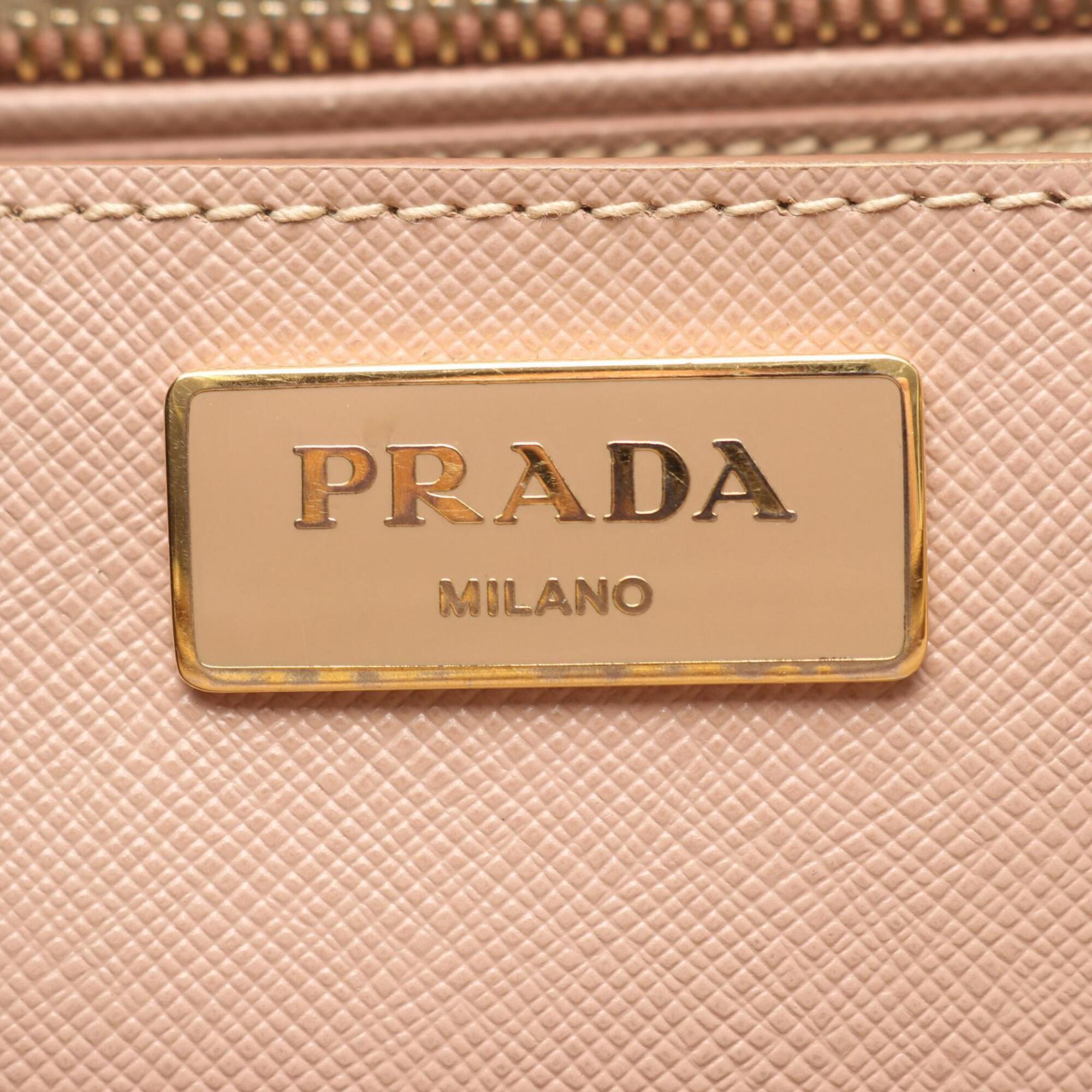 Prada Pink Saffiano Triangle Handbag (Pre-Owned)