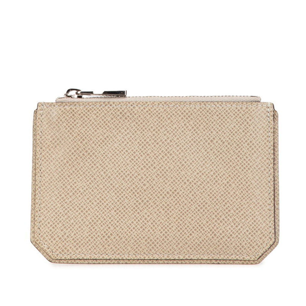Louis Vuitton Beige Leather Coin Purse/Coin Case (Pre-Owned)